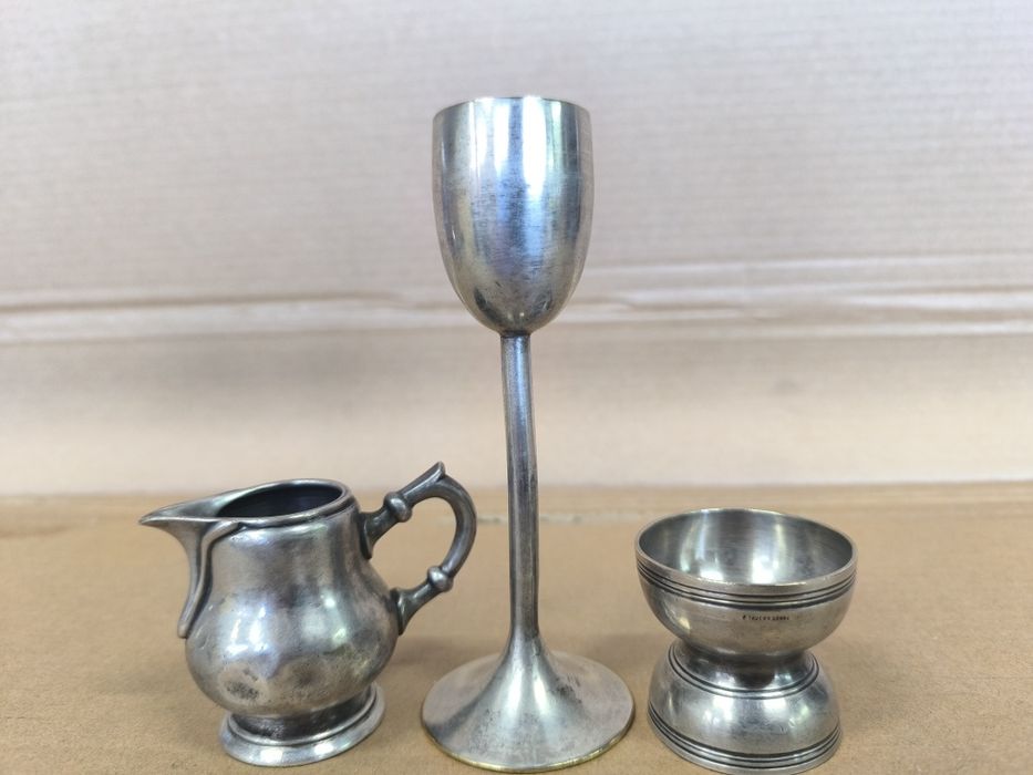 Naczynia posrebrzane