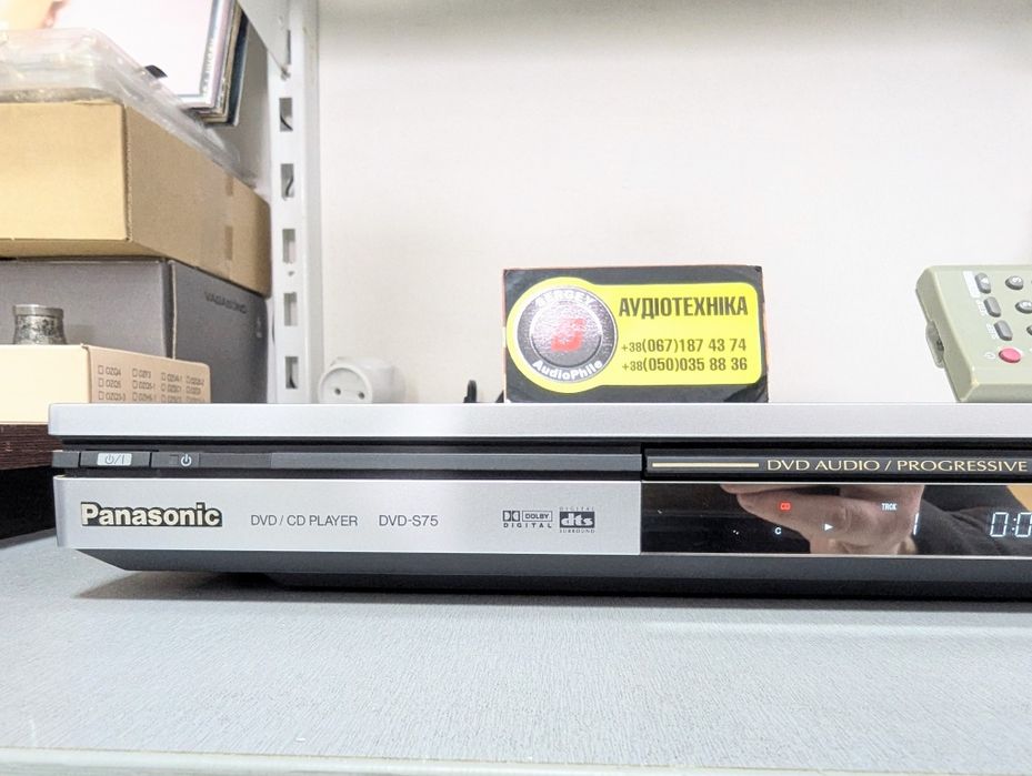 Р-в! Panasonic DVD-S75. DVD/CD/MP3. ЦАП Burr Brown