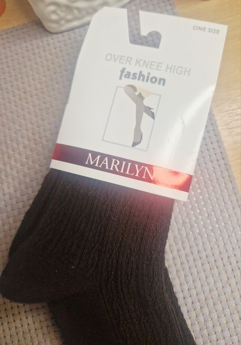 Brązowe zakolanówki Marylin