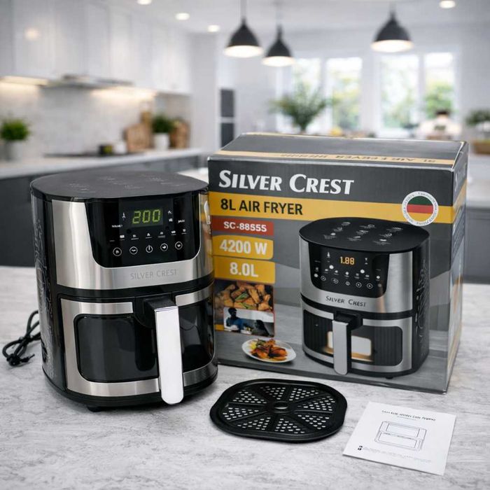 Німецький аерогриль Silver Crest SC-8855S aэрогриль мультипечь новая