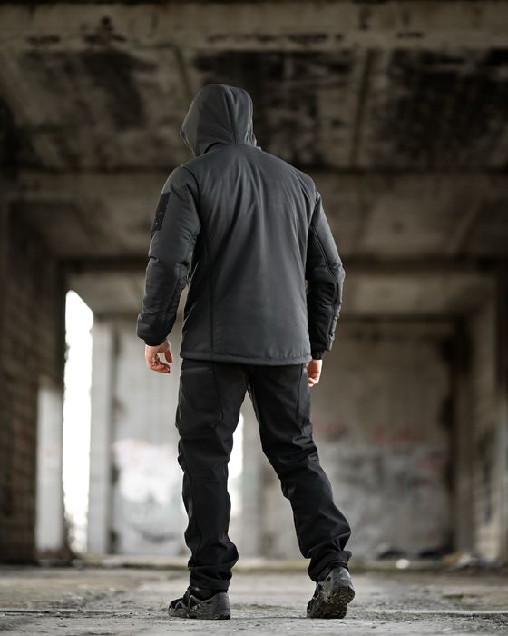 Тактичний зимовий костюм/комплект чорний, зимний тактический костюм