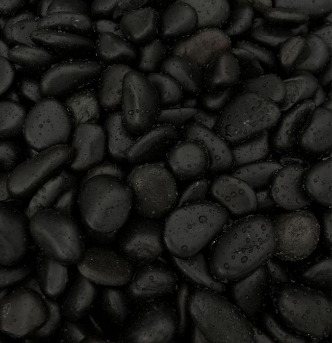 OTOCZAK POLEROWANY Czarny Kamień Poler Otoczak Kamień Ozdobny akwarium