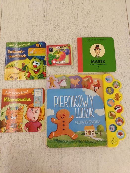 Książeczki  Piernikowy Ludzik  Owoce Kłamczucha Entliczek-pentliczek