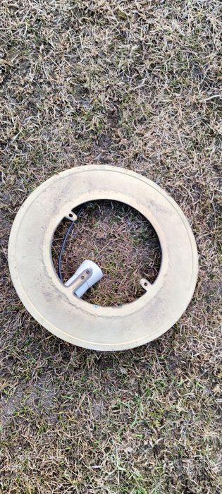 Lampa mosiężna duża plafon
