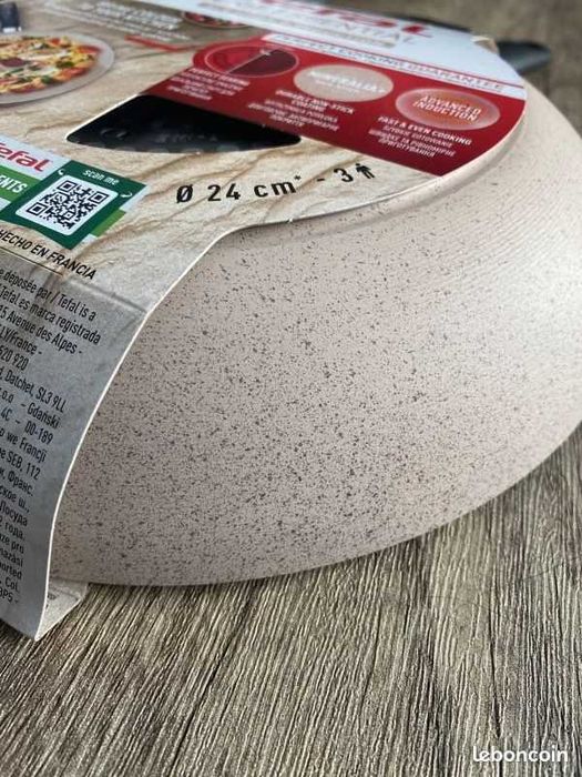 Patelnia Tradycyjna TEFAL BEIGE ESSENTIAL Non-stick 24 cm INDUKCJA !!!