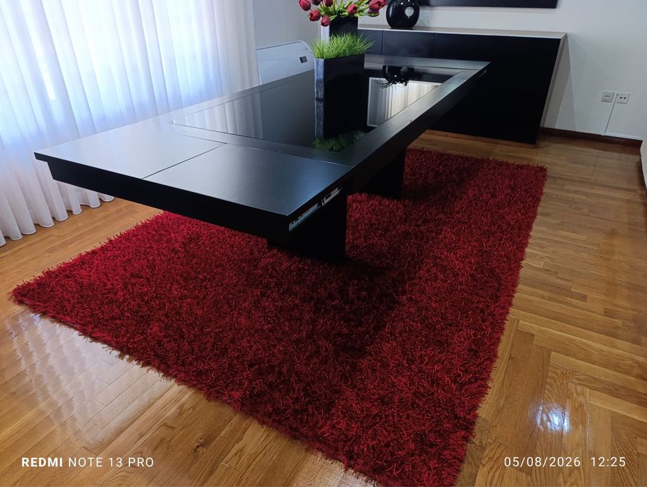 Mesa de sala de jantar 2m extensível
