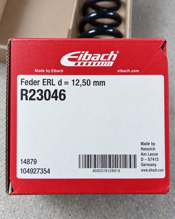 2 Molas Eibach R23046 BMW Série 1 F20/F21 Série 2 F22 – Novas