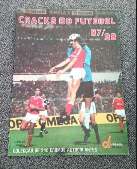 Cadernetas vazias futebol antigas