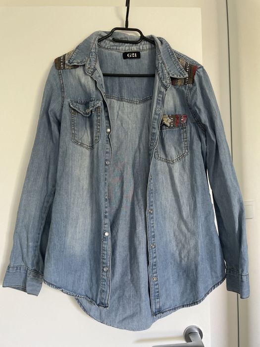 Koszula jensowa oversize