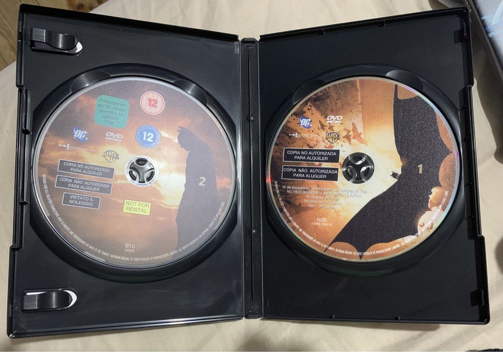 BATMAN O INICIO - 2 discos - PT - selo IGAC