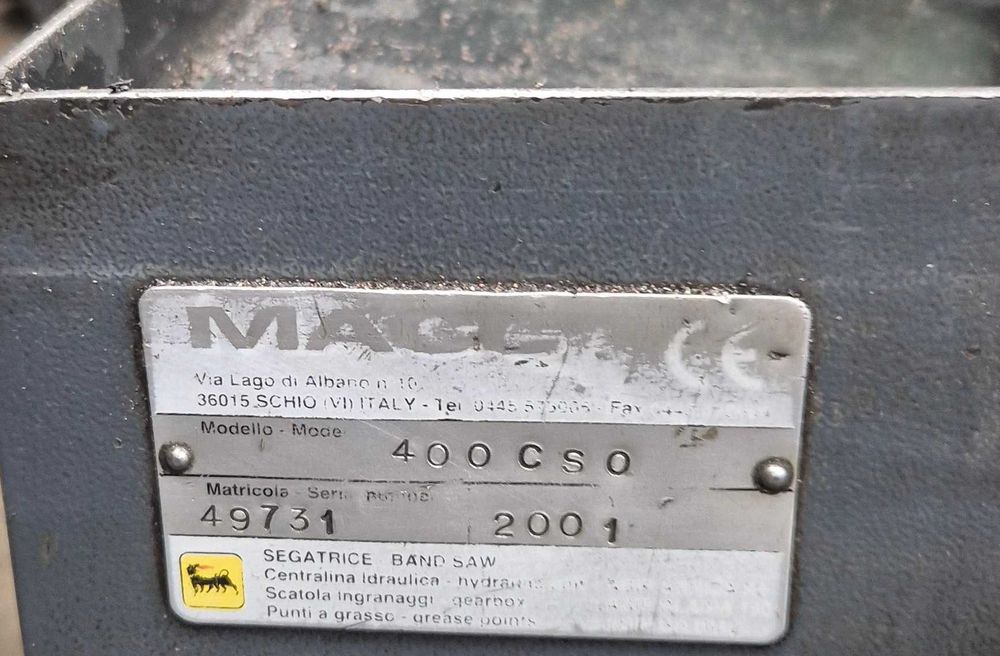 Piła taśmowa MACC400CSO