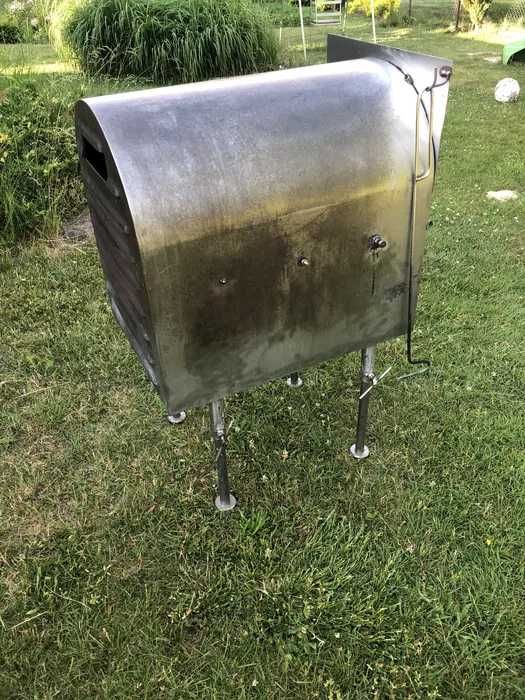 Grill z blachy kwasówki (blacha stal kwasoodporna)