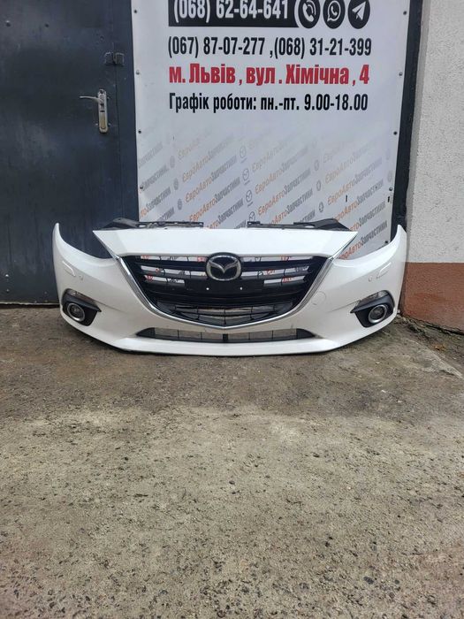 Бампер передній Mazda 3 BM 2013-2016 бампер Мазда 3 БМ