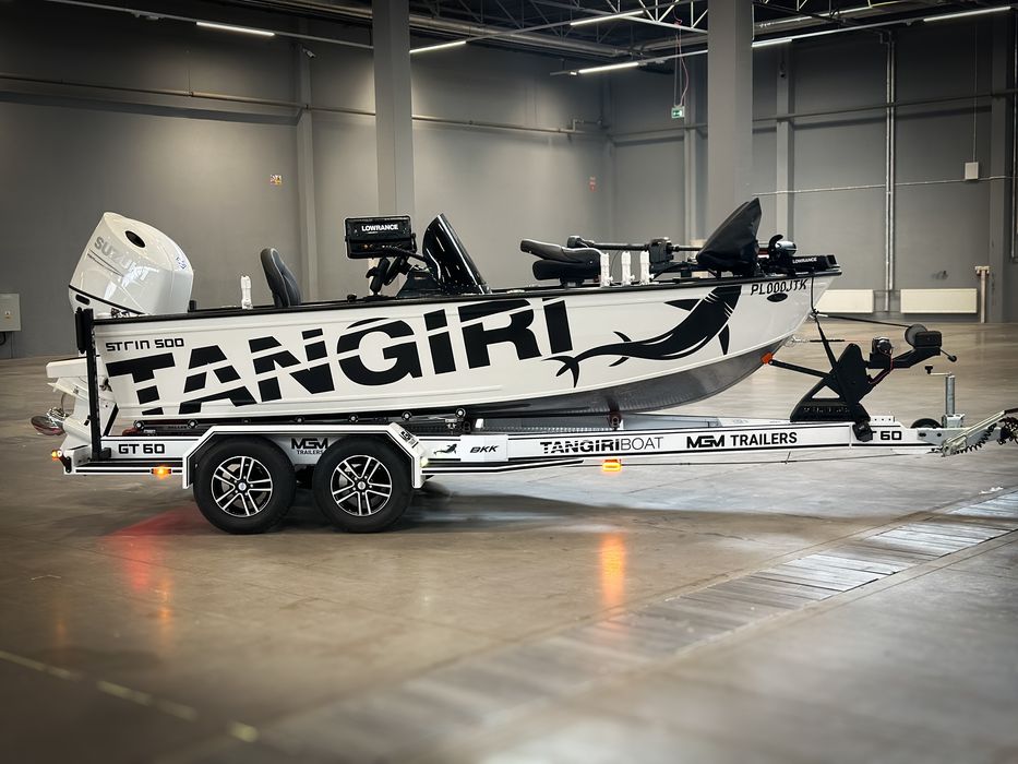 Łódź aluminiowa wędkarska Tangiri Strin 500