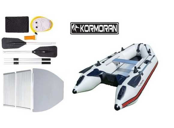 Ponton Kormoran 270PP 2,7m aluminiowa podłoga szary