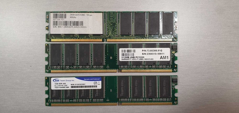Multiple RAM Memories64751232187139124