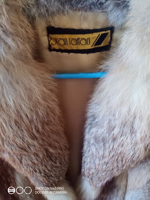 Casaco de pele natural de raposa