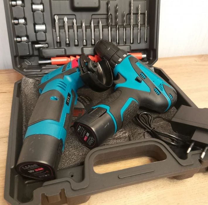 Шуруповерт+Болгарка міні 2 акб 18V