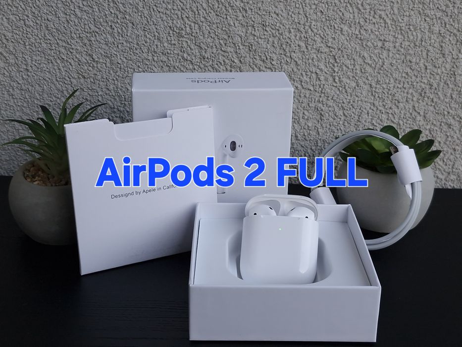 Бездротові навушники AirPods 2 FULL, Jerry Chip
