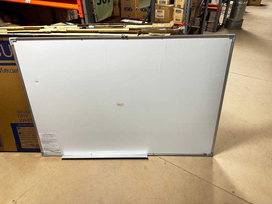 Дошка офісна магнітна шкільна для малювання маркерами BUROMAX 100x150