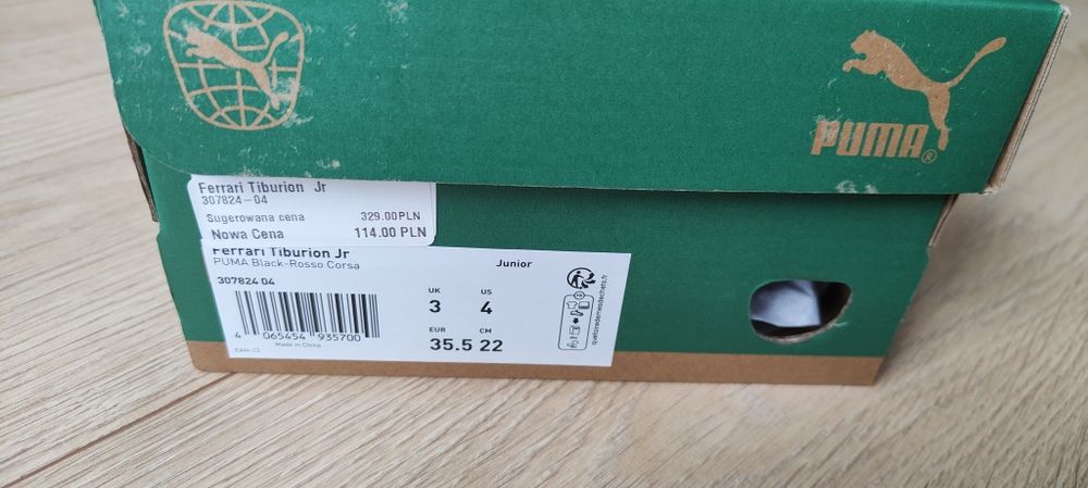 Buty Puma Ferrari Tiburion Jr 35,5