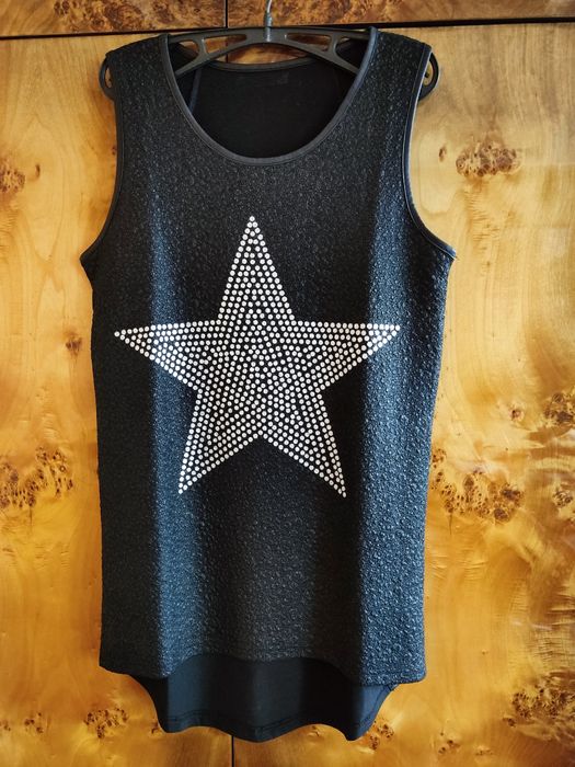 Stylowa Bluzka Tunika M/L