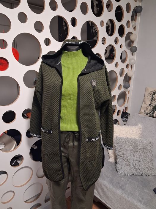Khaki kardigan  Philip Plein