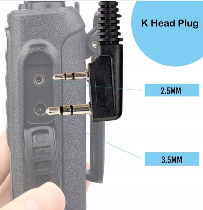Retevis EEK009 zestaw słuchawkowy Walkie Talkie
