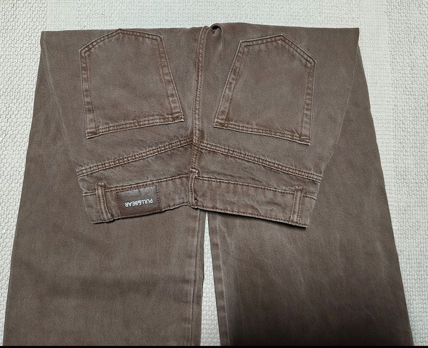 Spodnie z szerokim nogawkami Pull&Bear roz. 34 (164)