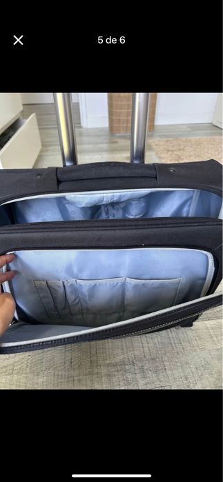 Trolley Port Design 15.6" Hanoi - Preto