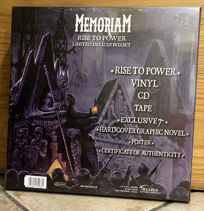 MEMORIAM - Rise to Power (Limited Deluxe Boxset)
