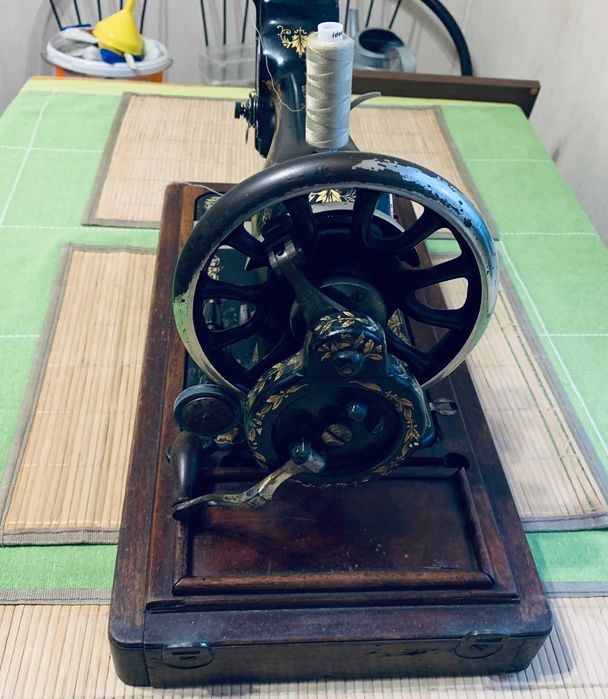ビンテージ 50s ブラック スエード スペシャル 売り切り！ Антиквариат. Швейная машинка Zinger T71812 Singer Зингер: 5 122