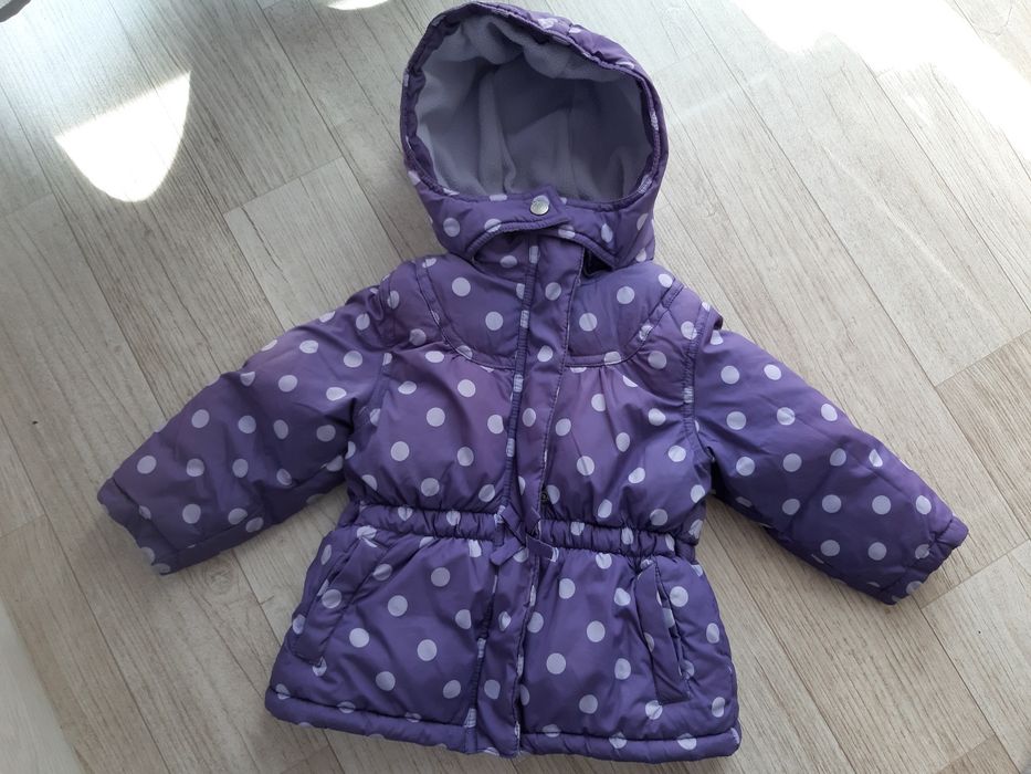 Zimowa kurtka dziewczęca NEXT r86 12-18 mc