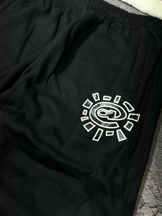 Sweetpatns adwysd широкі базові спортивні black  штани baggy на флісі