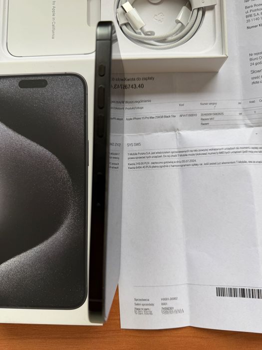 iPhone 15 Pro Max idealny