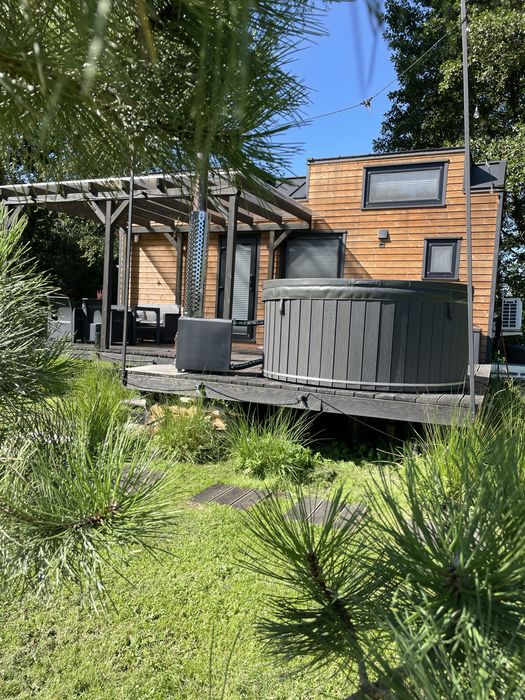 Tiny silent house wynajme domek las natura jacuzzi bania wynajem