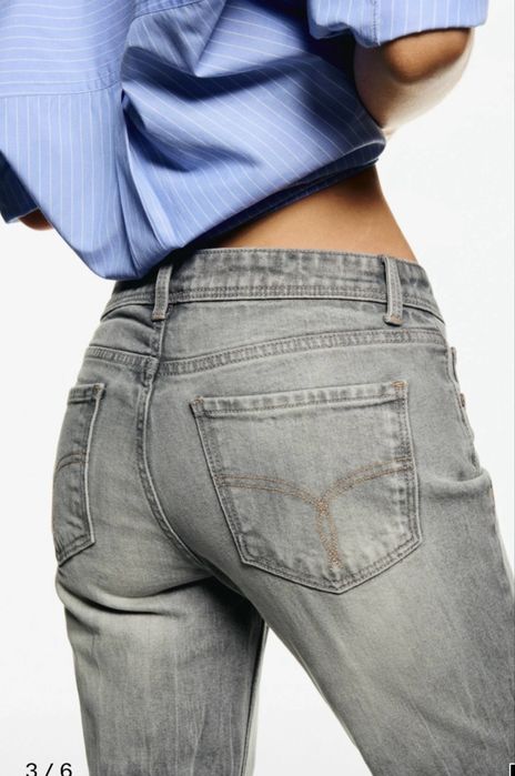 Джинси Bootcut сірі.Розмір 38
