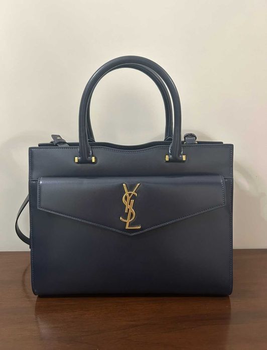 Сумка YSL, шкіряна, синього кольору, нова.