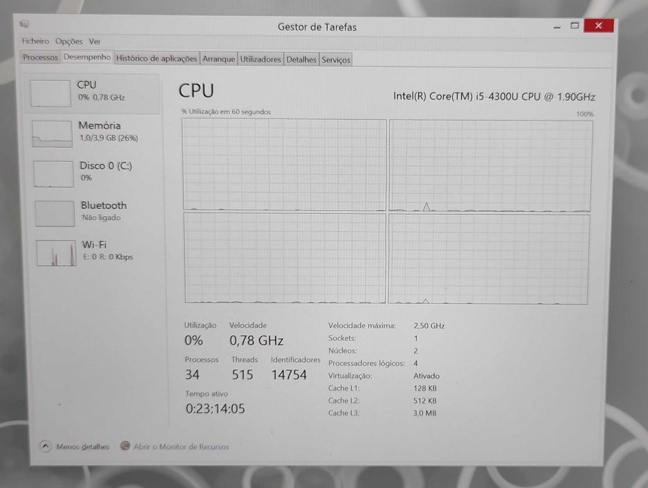 Microsoft Surface Pro 3 Tablet PC Intel i5-4300U 1.9GHz touch partido