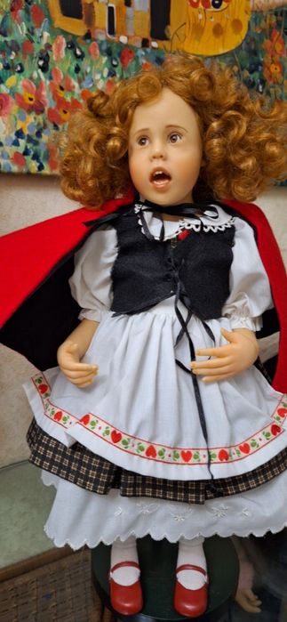 Коллекционная кукла автора Джулия Фишер Красная Шапочка.