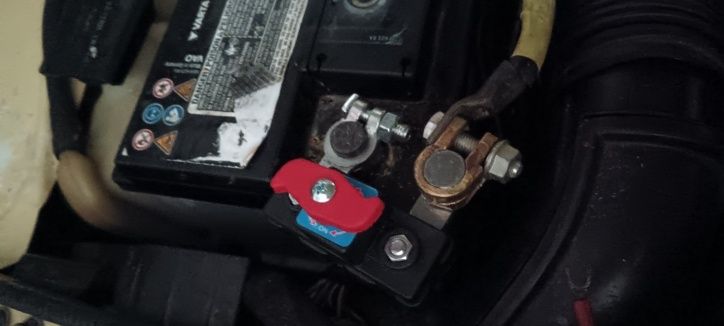 Sistema de corta corrente da bateria p/  automóveis camiões  tratores