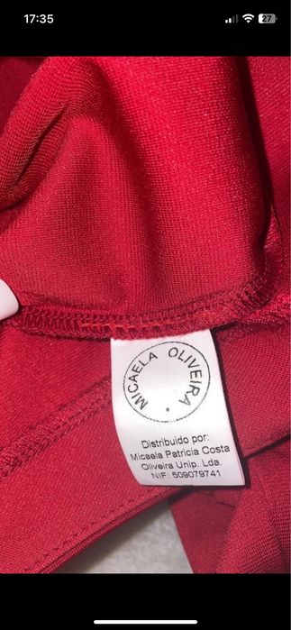 Vestido cerimonia vermelho