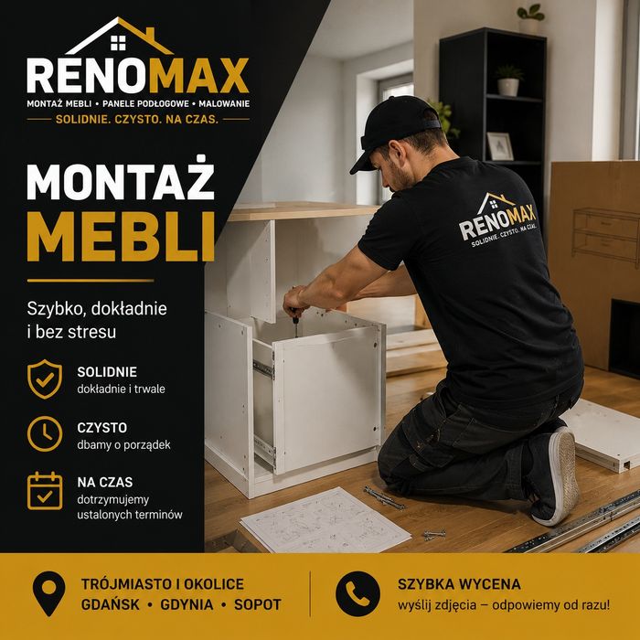 Montaż mebli z paczek