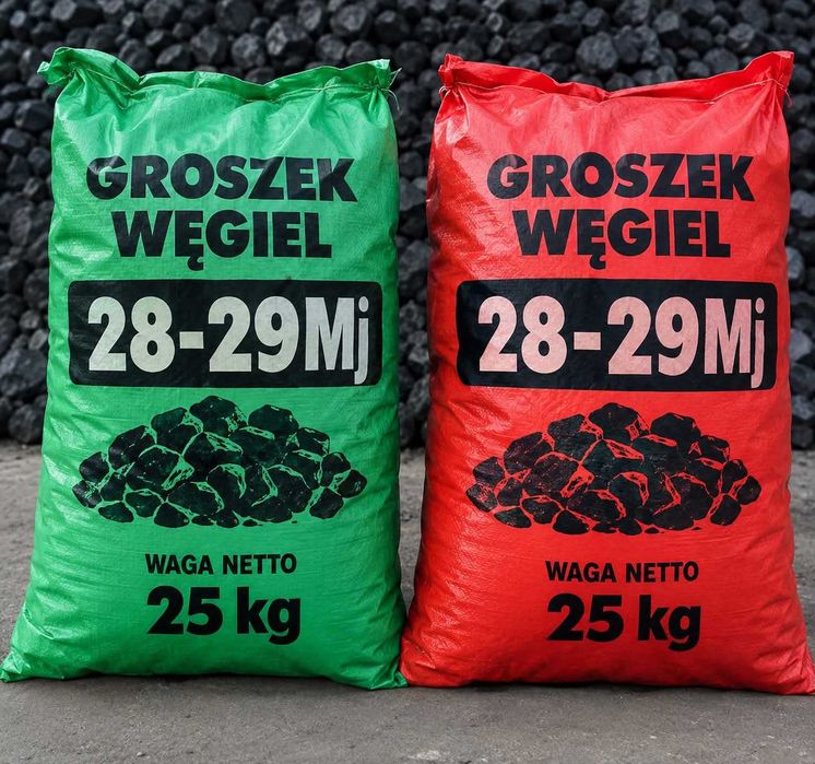POLSKI Groszek do podajnika 28-29 MJ/KG Workowany