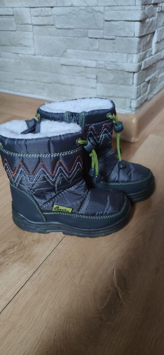 Deichmann śniegowce trapery kozaki buty zimowe r 24 + kurtka zimowa 98