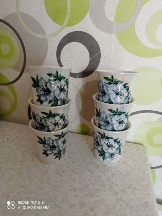 Рюмки фаянсовые, фарфоровые. Рюмки СССР: 75 грн. - Посуда / кухонная ...