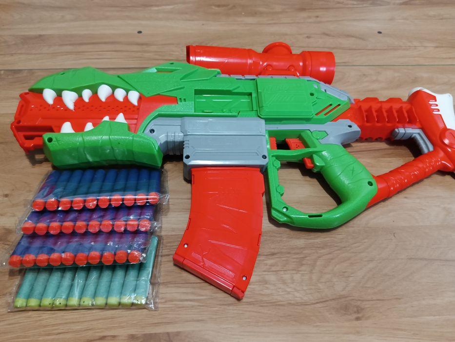 Іграшковий моторизований бластер Nerf DinoSquad Rex-Rampage