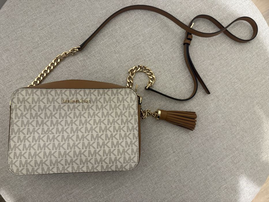 Michael Kors Jet Set Crossbodies Beżowy
