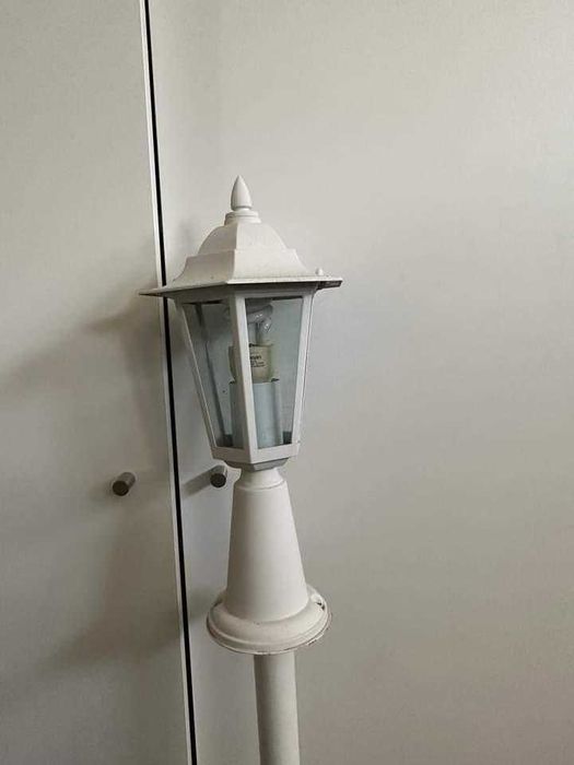 Candeeiros p/Exterior brancos 145 cm