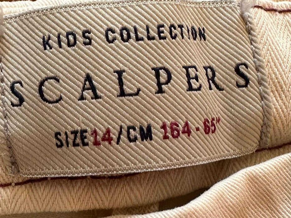 calças beje  scalpers tamanho 14